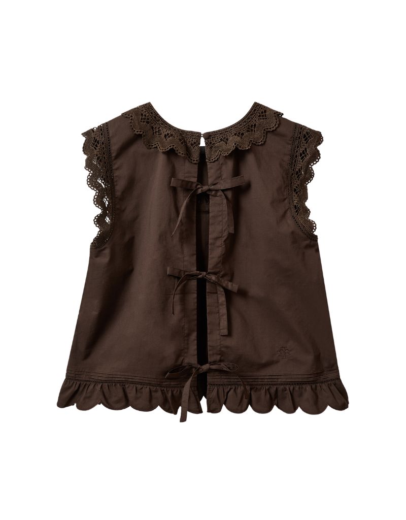 Kirsten Cloth Top Chocolate