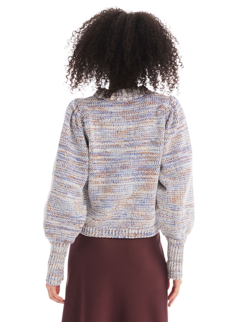 Charlotte Sweater Ivory Blue