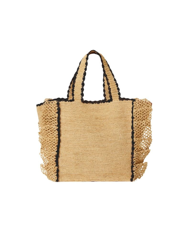 Odesa Large Tote Black Natural