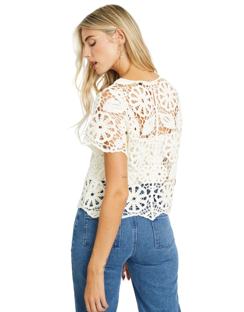 Carmen Ivory Lace Top