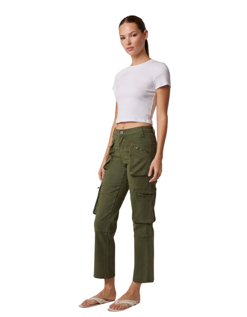 Stan Mid Rise Utility Cargo Pant Olive