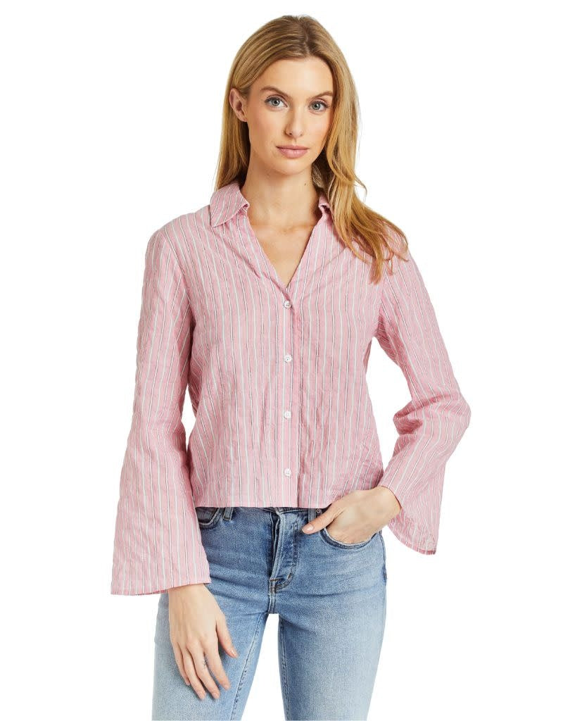 Celine Crushed Cotton Top Hibiscus