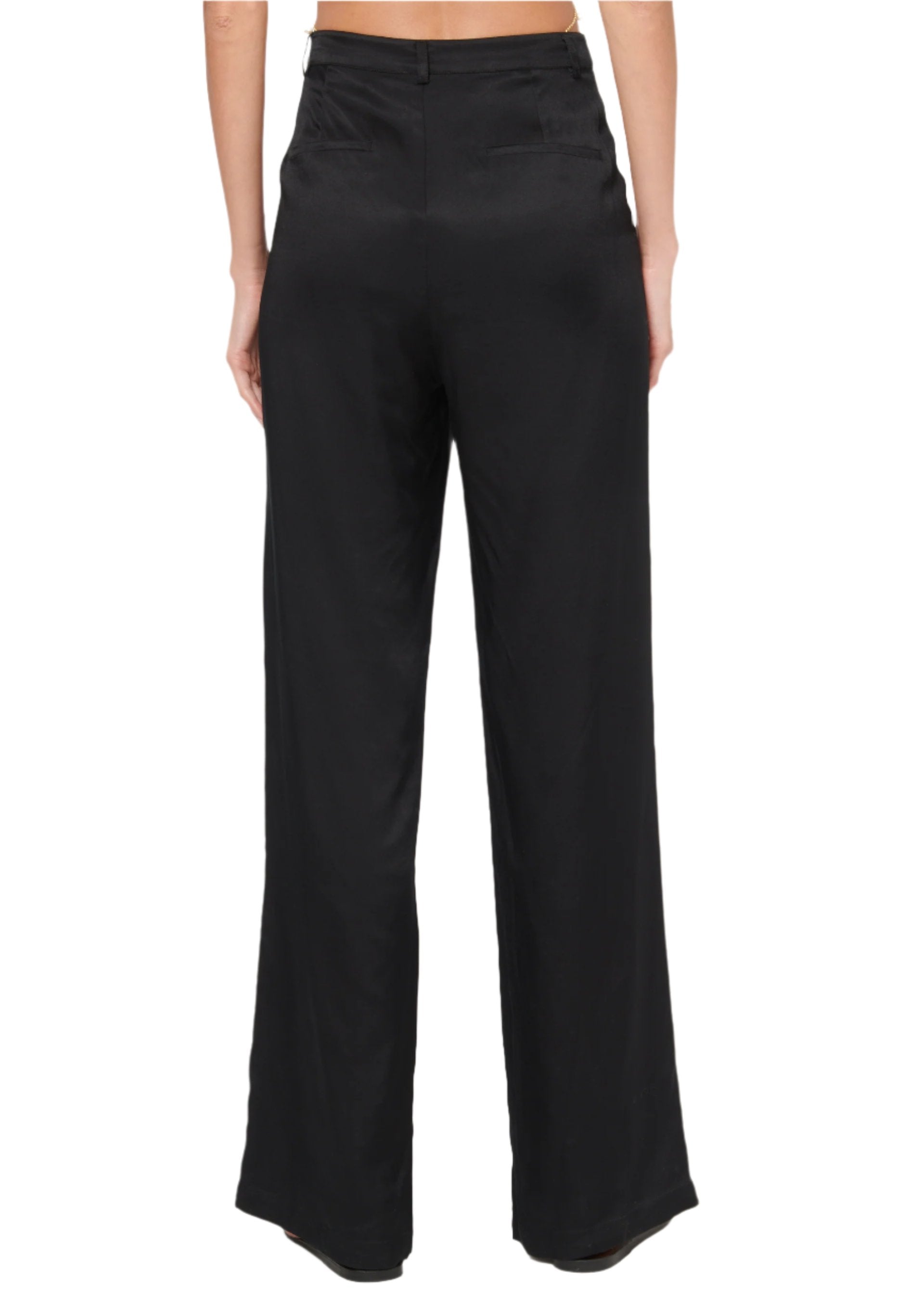 Amelie Twill Pant Black