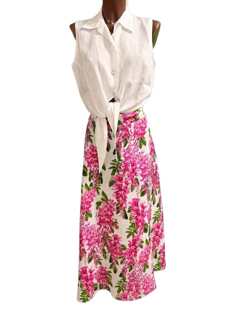 Skirt Esmeralda Glycine Fuxia