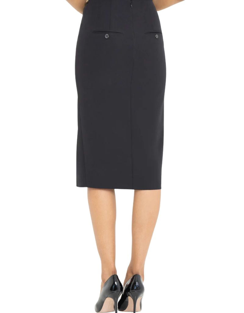 Margery Crepe Skirt Black