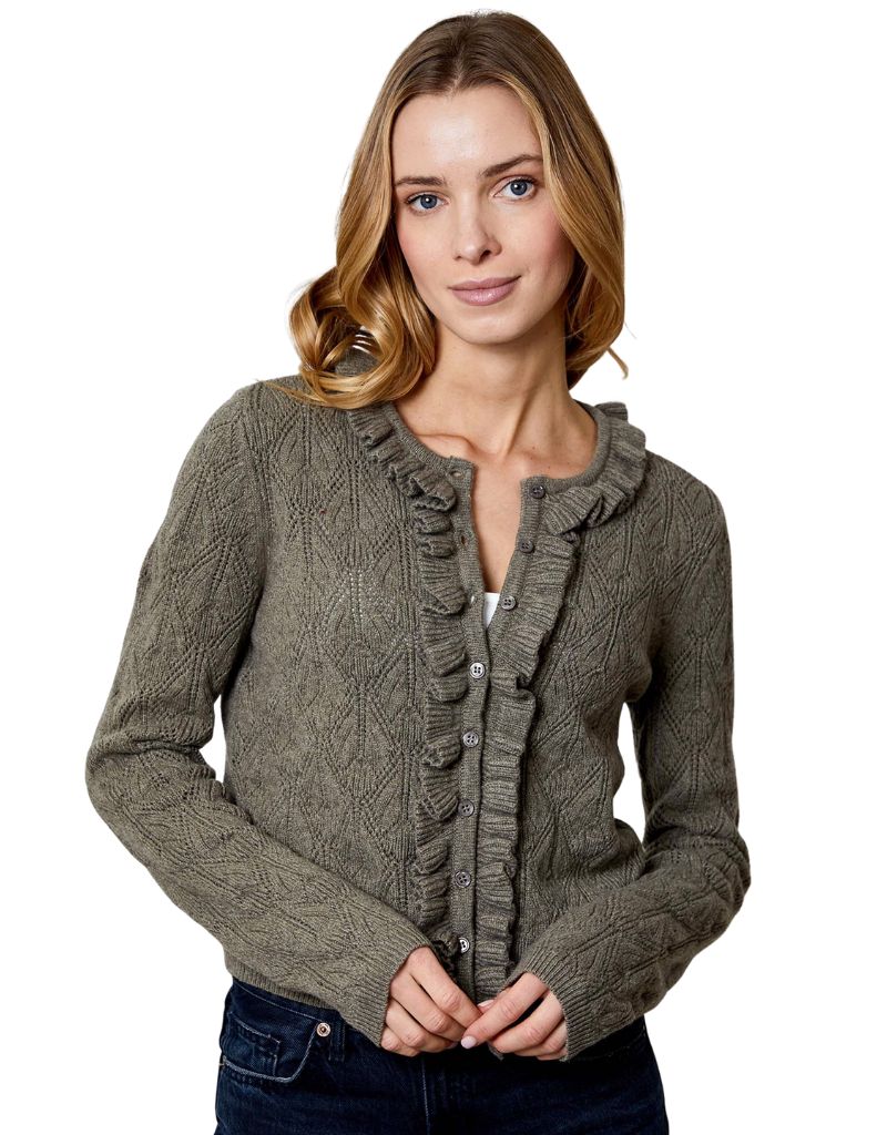 dH Elenor Cardigan Dried Basil