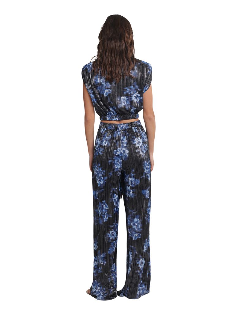 Thessaly Top Black Print