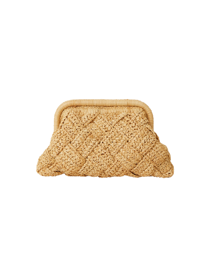 Gigi Framed Clutch Natural