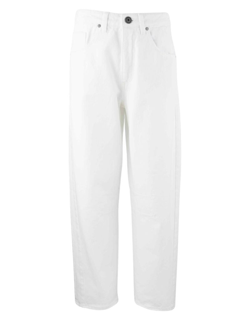 Jack Barrel Leg Regular Hem Optic White