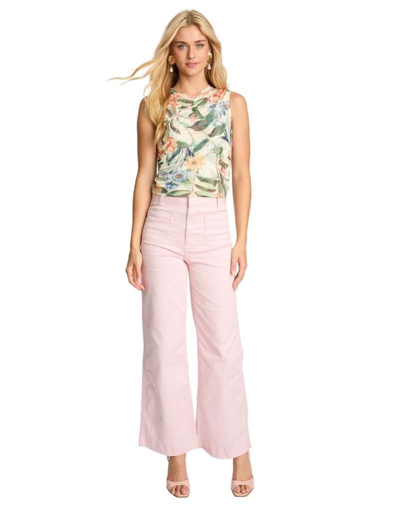 Devi Top in Buttercream Floral