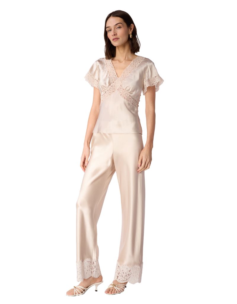 Bristol Lace Pant Oat