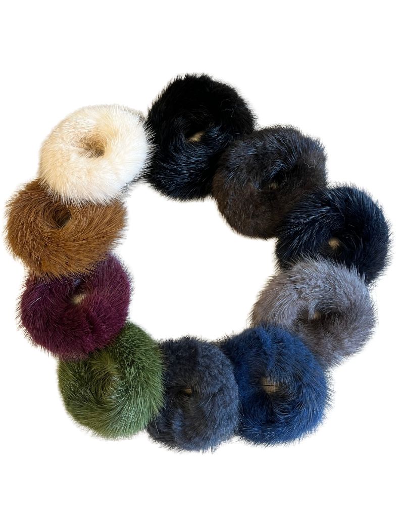 Linda Richards | HT-04 Mink Scrunchies | I Am More Scarsdale display picture 3