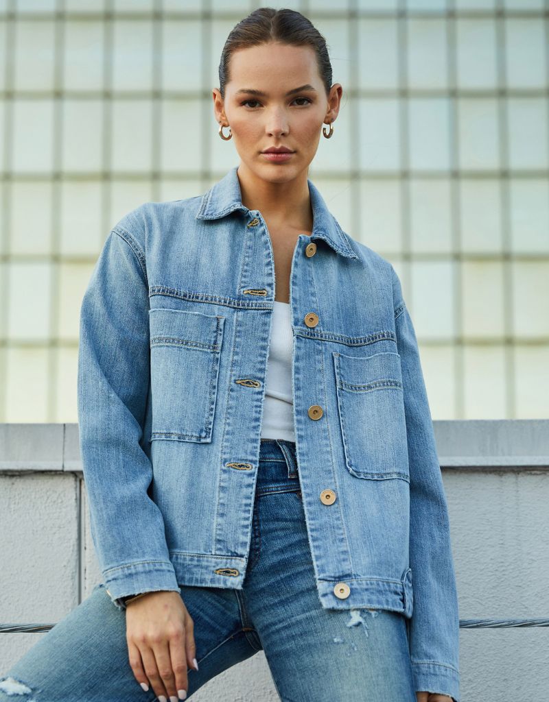 Mitchell Shirt Jacket Light Seymour Wash