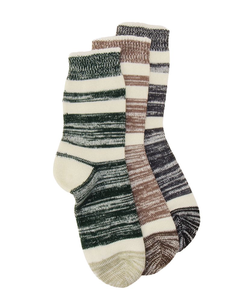Heather Stripe Sock Mushroom F26