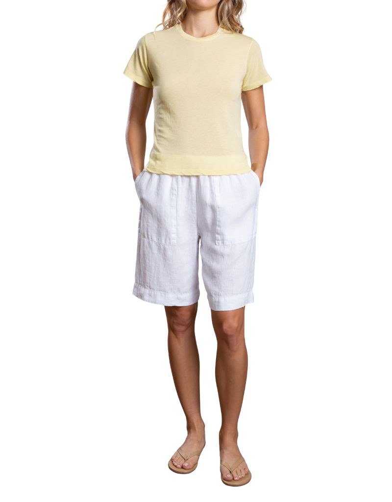 Jem Short in Heritage Linen White
