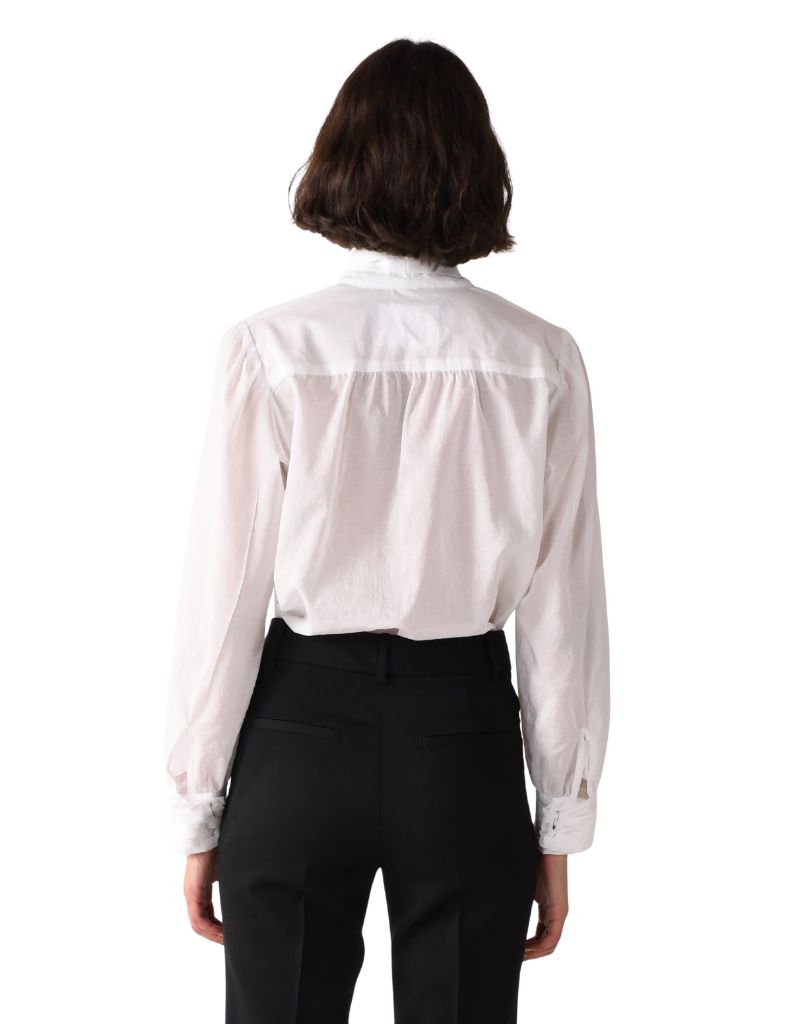 The Bow Tie White Sheer