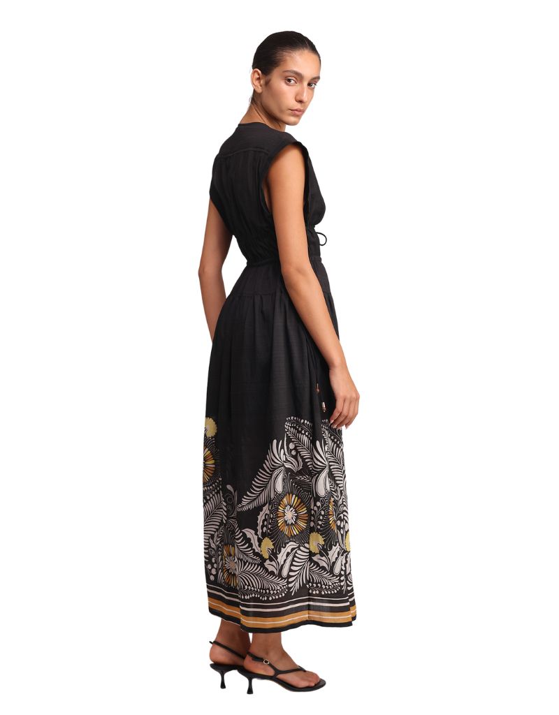 Oria Dress Black Print