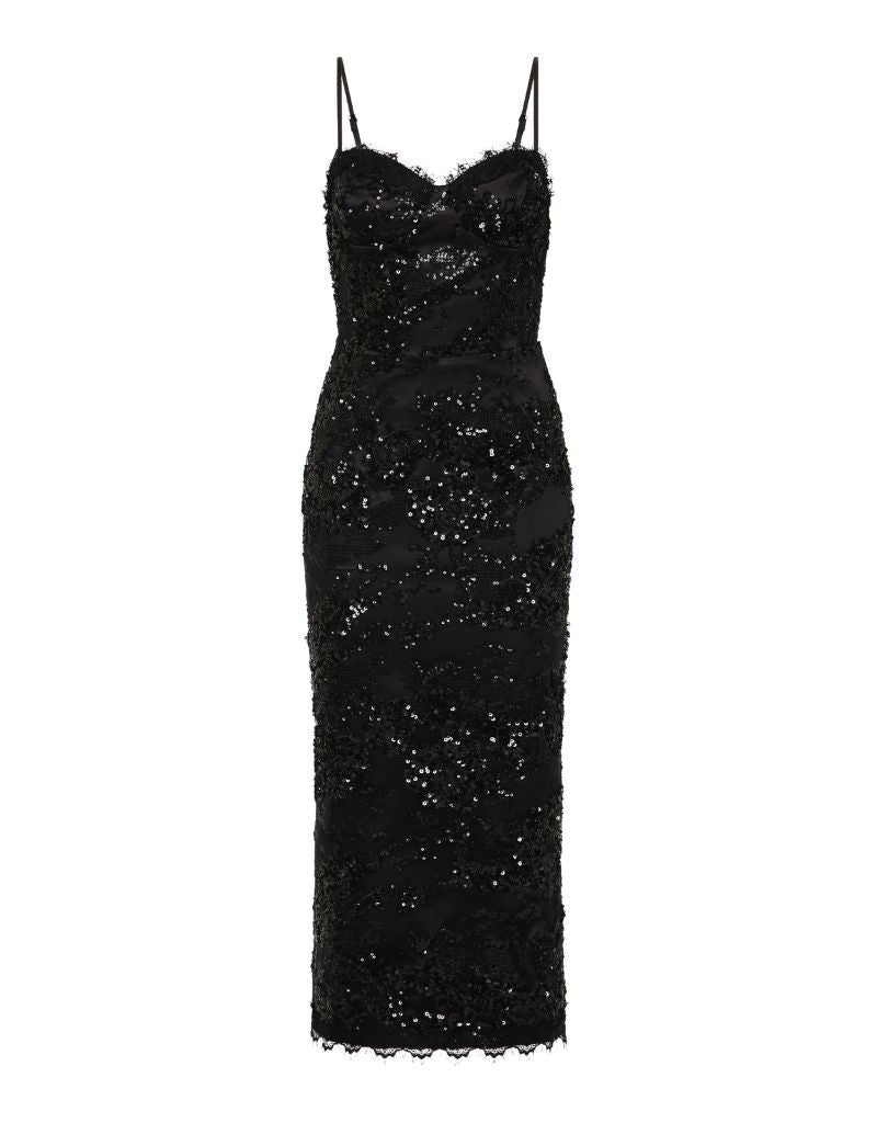 Beau Midi Dress Black