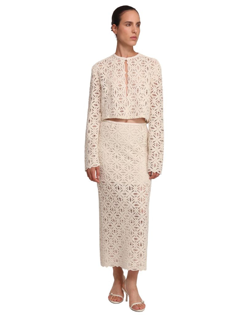 Anaya Skirt Ivory