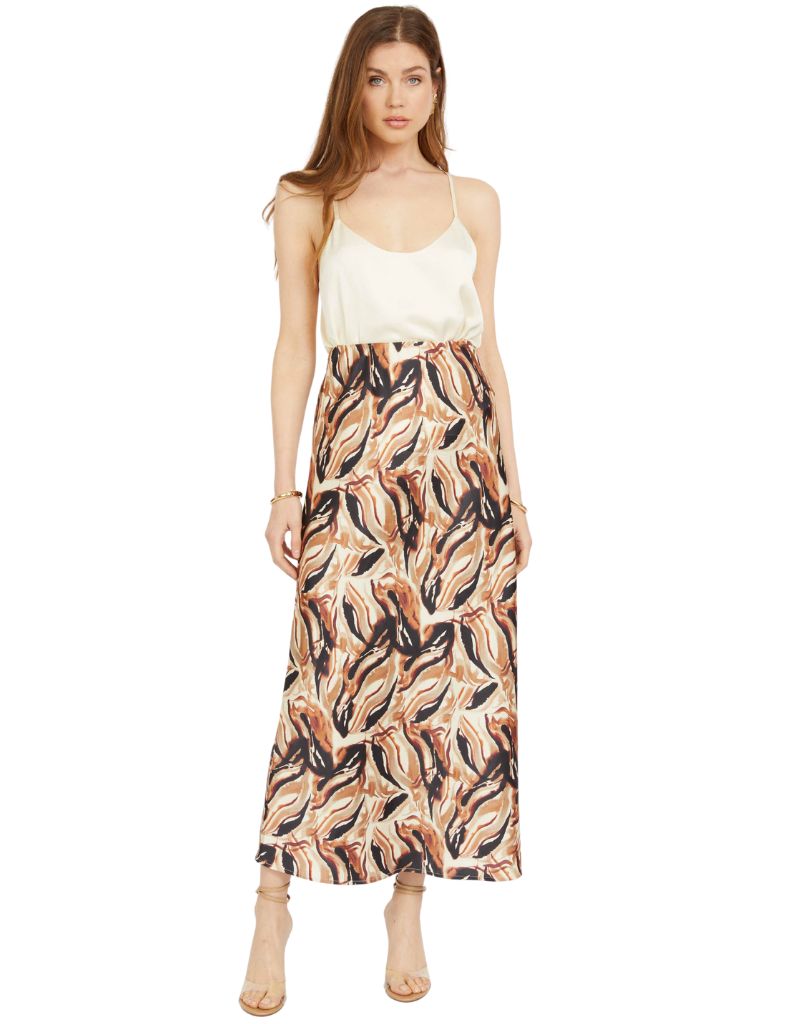 Bria Skirt in Bushveld Haze Tan