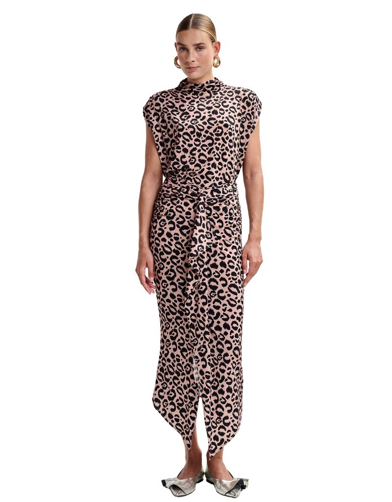 Joya Printed Jersey Skirt Combo Faded Violet