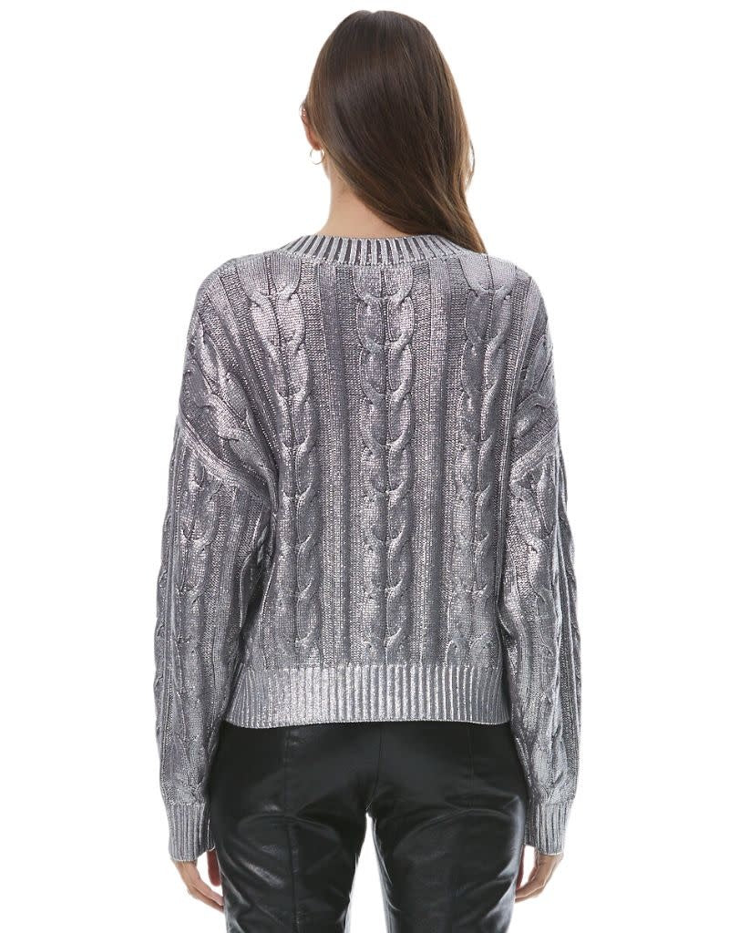 Ellery Cable Sweater Coal