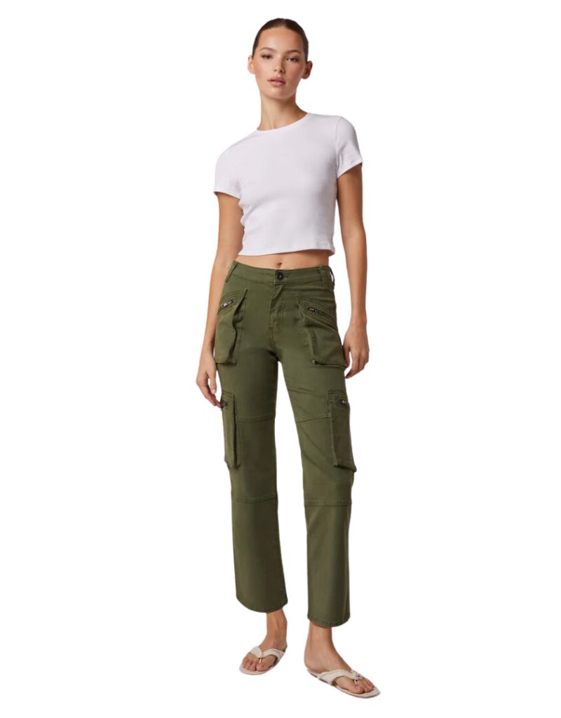 Stan Mid Rise Utility Cargo Pant Olive