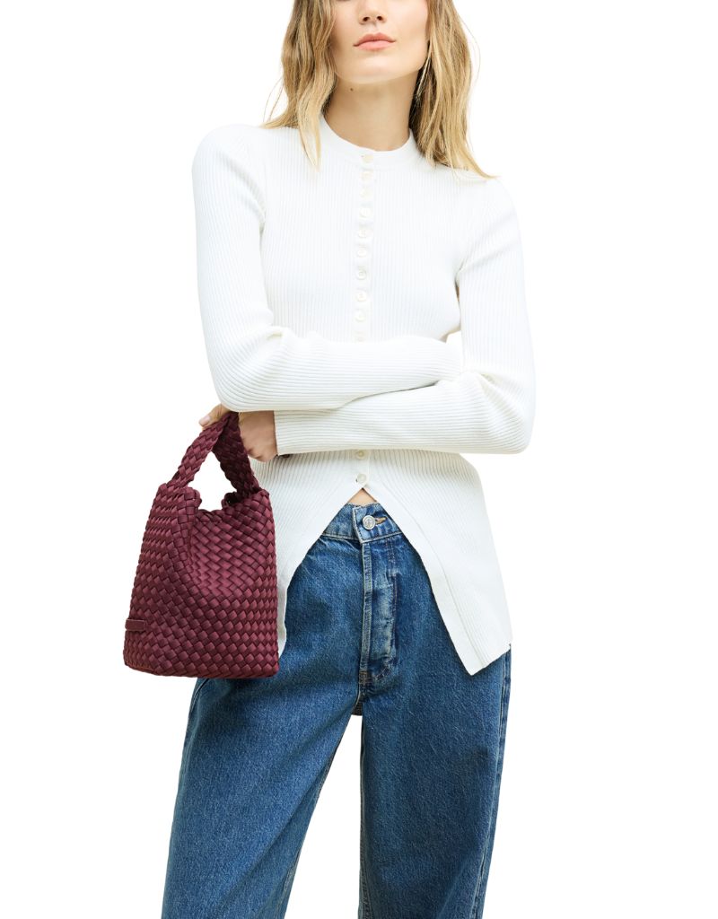 Nomad Small Hobo Bordeaux