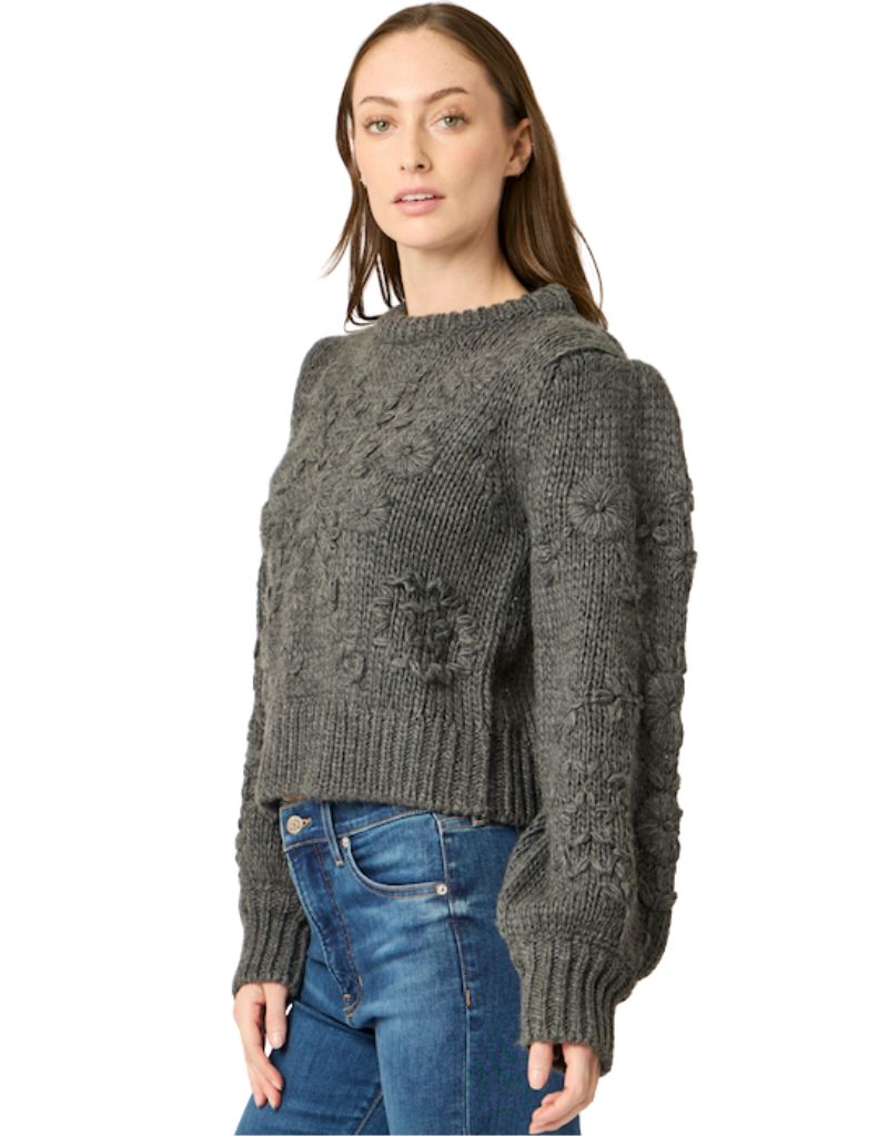 Margaret Crewneck Sweater Charcoal