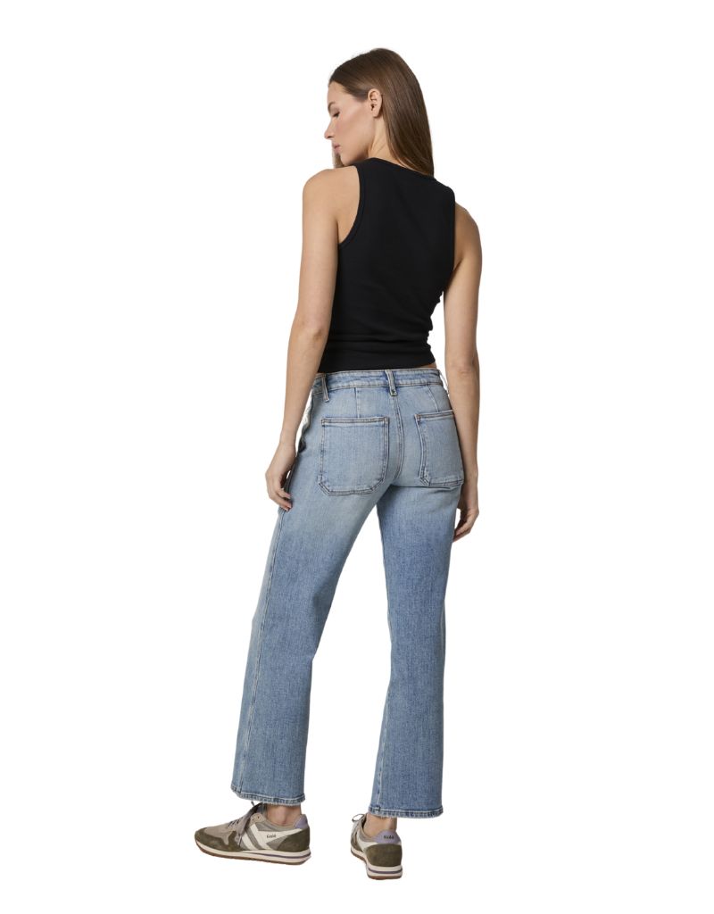 Stan Slash Front Pockets Straight Leg Medium Ashland Wash
