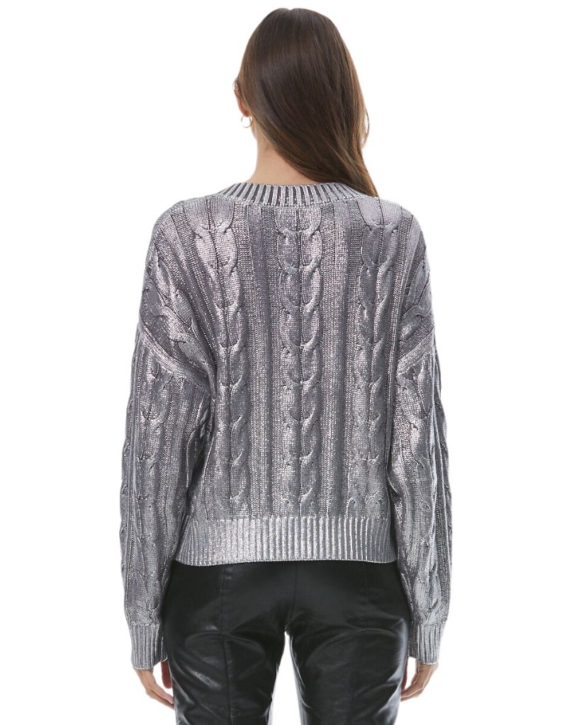 Ellery Cable Sweater Coal