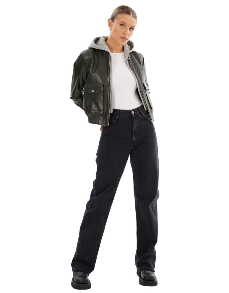 Candace Dark Olive/Heather Grey