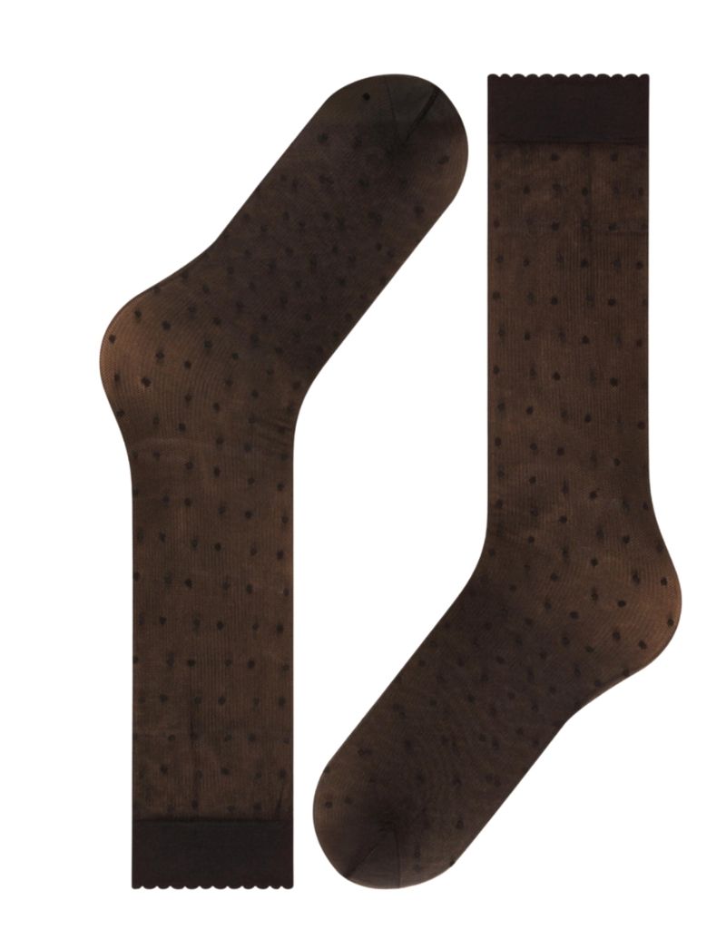 Dot 15 DEN Women Knee-high socks 41852 Black