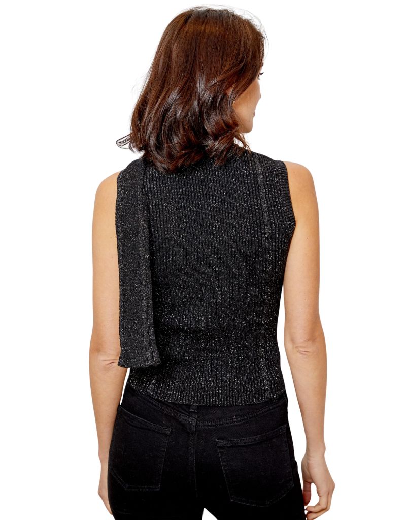 Rosabella Top Black Lurex