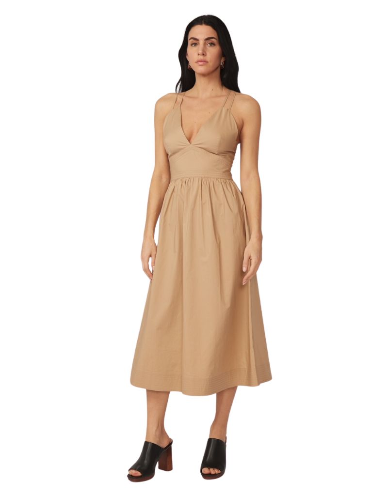 Floria Dress Khaki