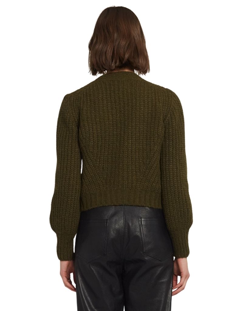 Sara Cardi Dark Olive