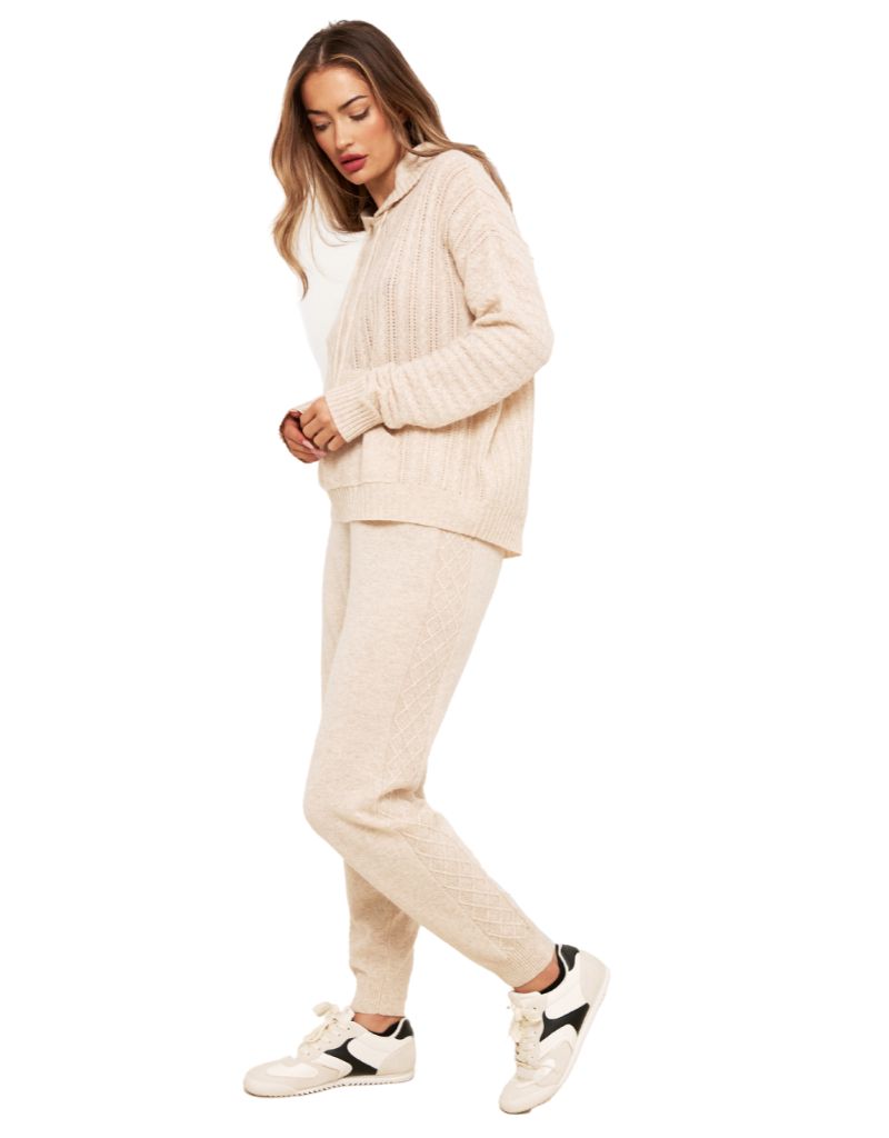 Luxe Cable Hoodie Cygnet