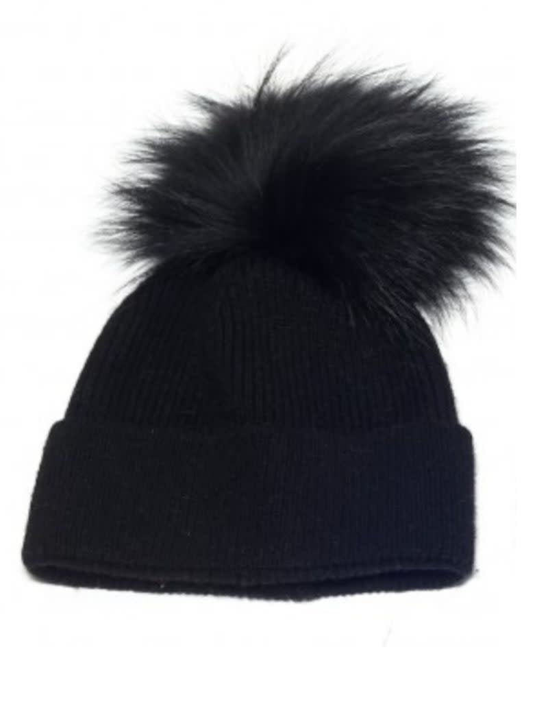 Hat Black Knit Beanie with Pom Pom By Linda Richards Angora
Pom Hat Linda Richards Angora Pom Hat – Lola Saratoga main image 4