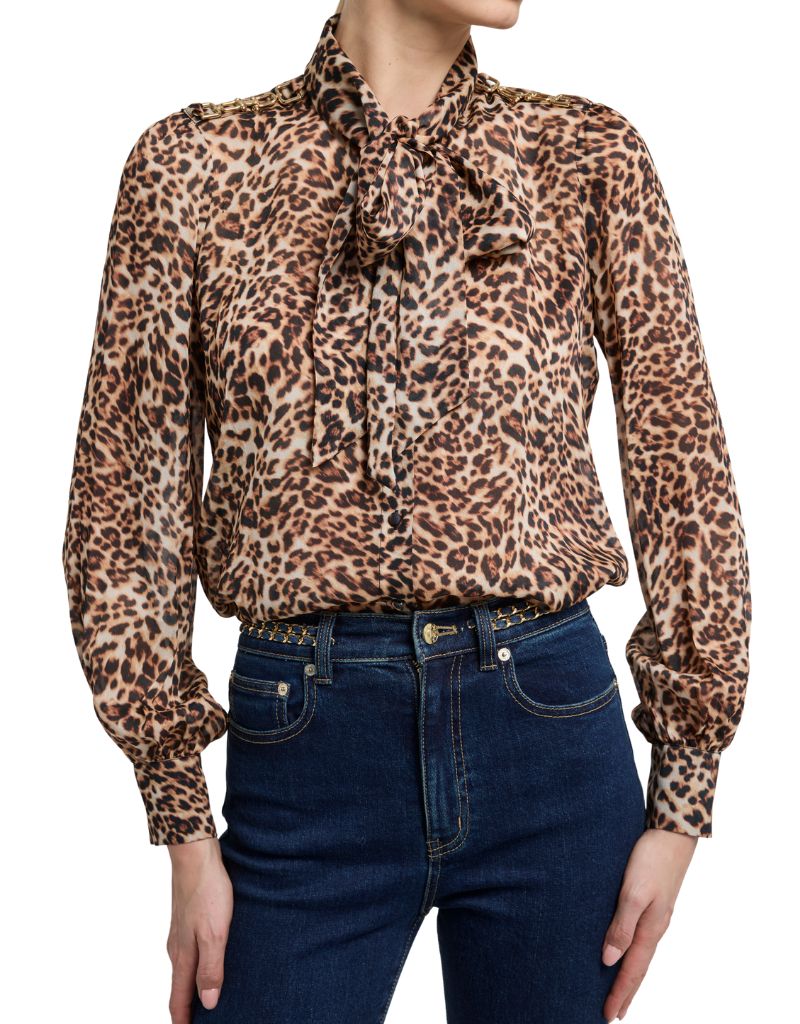 Veralli Leo Blouse Leopardess