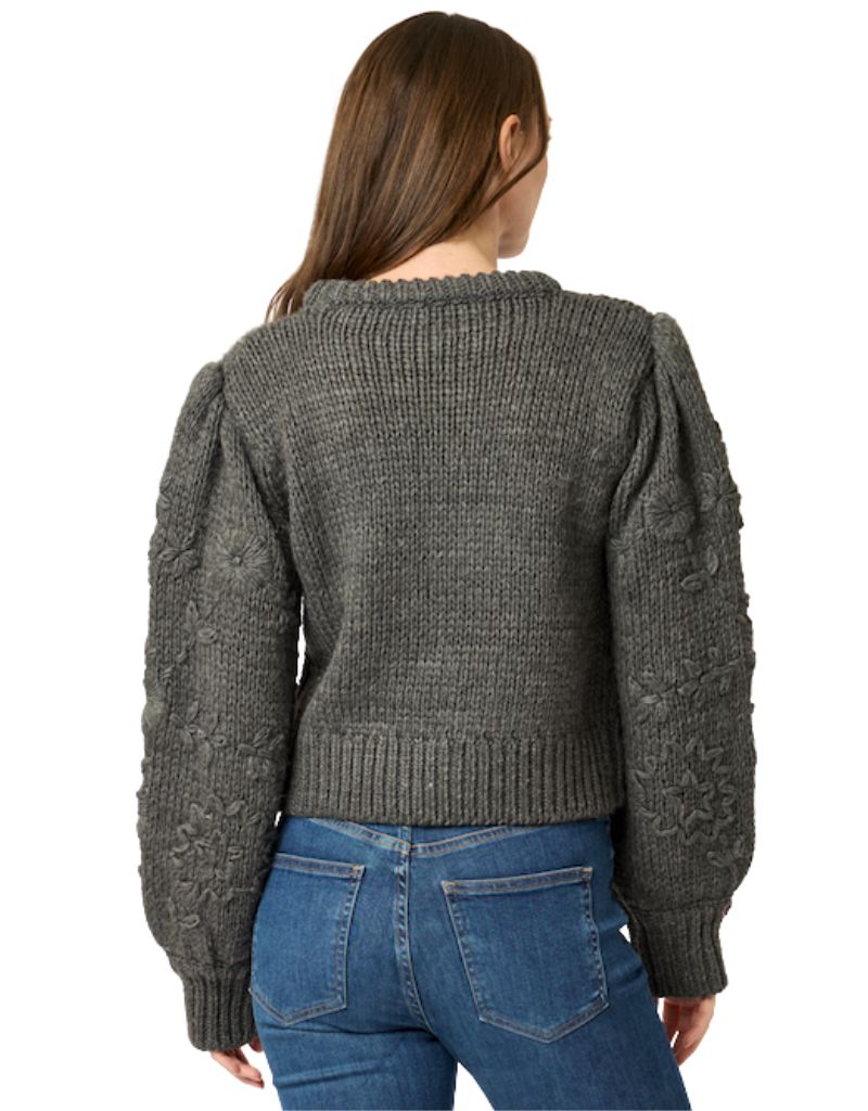 Margaret Crewneck Sweater Charcoal