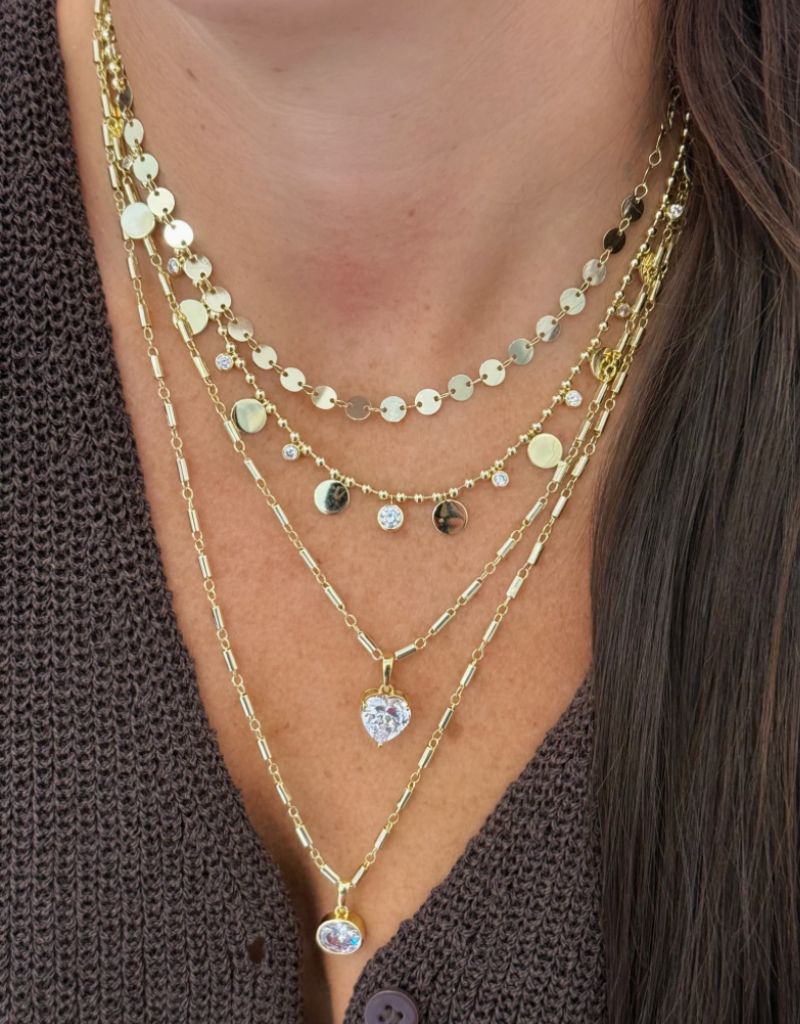 Golden Tube Chain 22"