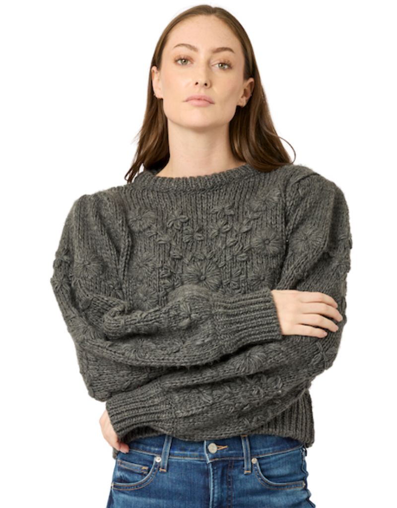 Margaret Crewneck Sweater Charcoal
