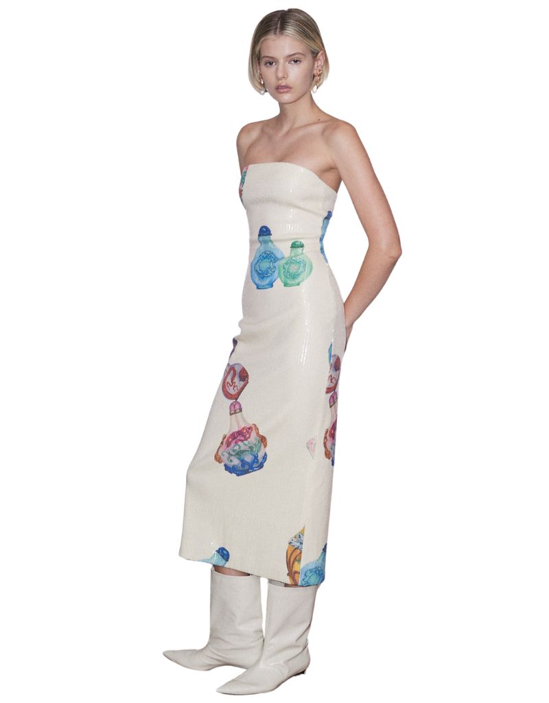 Chesca Midi Dress Cream