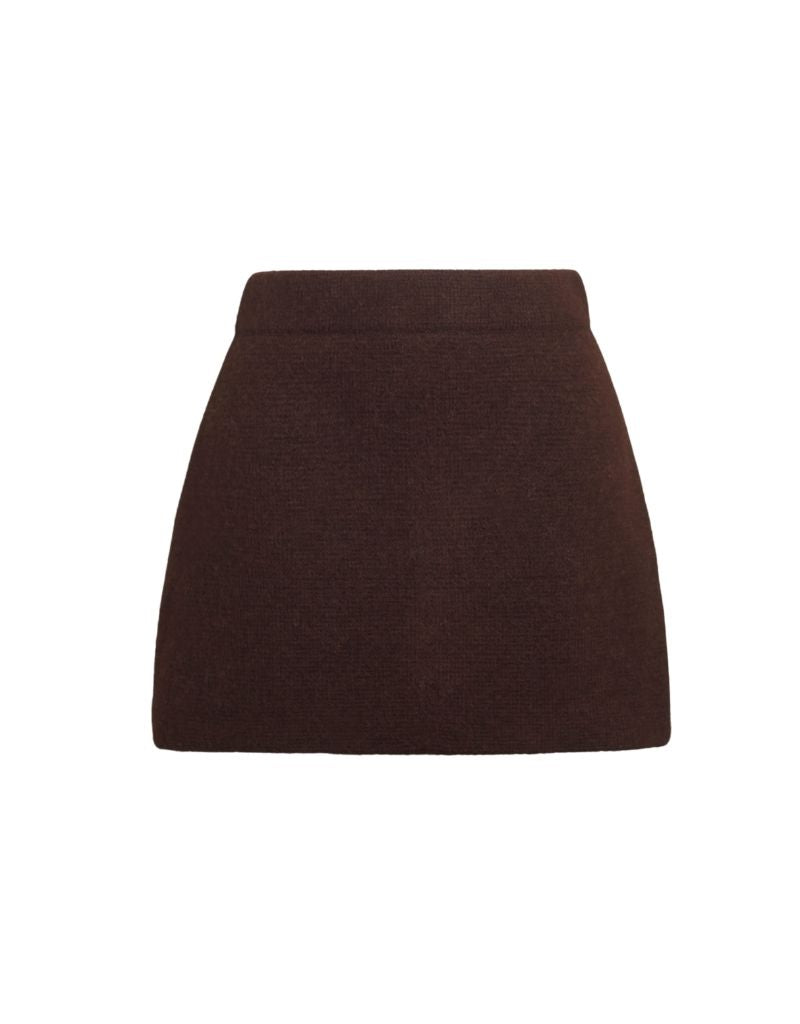 Lydia Mini Skirt Cocoa
