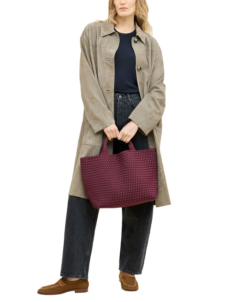 St Barths Medium Tote Bordeaux