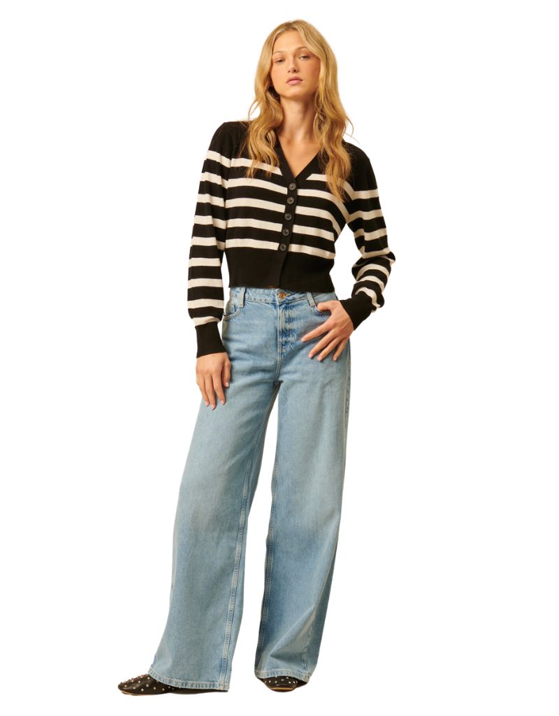 Isaac Noir Stripe