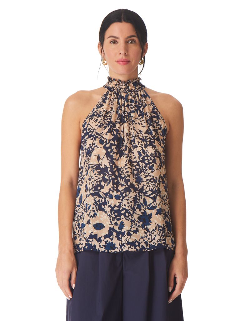 Xenia Top Bali Print