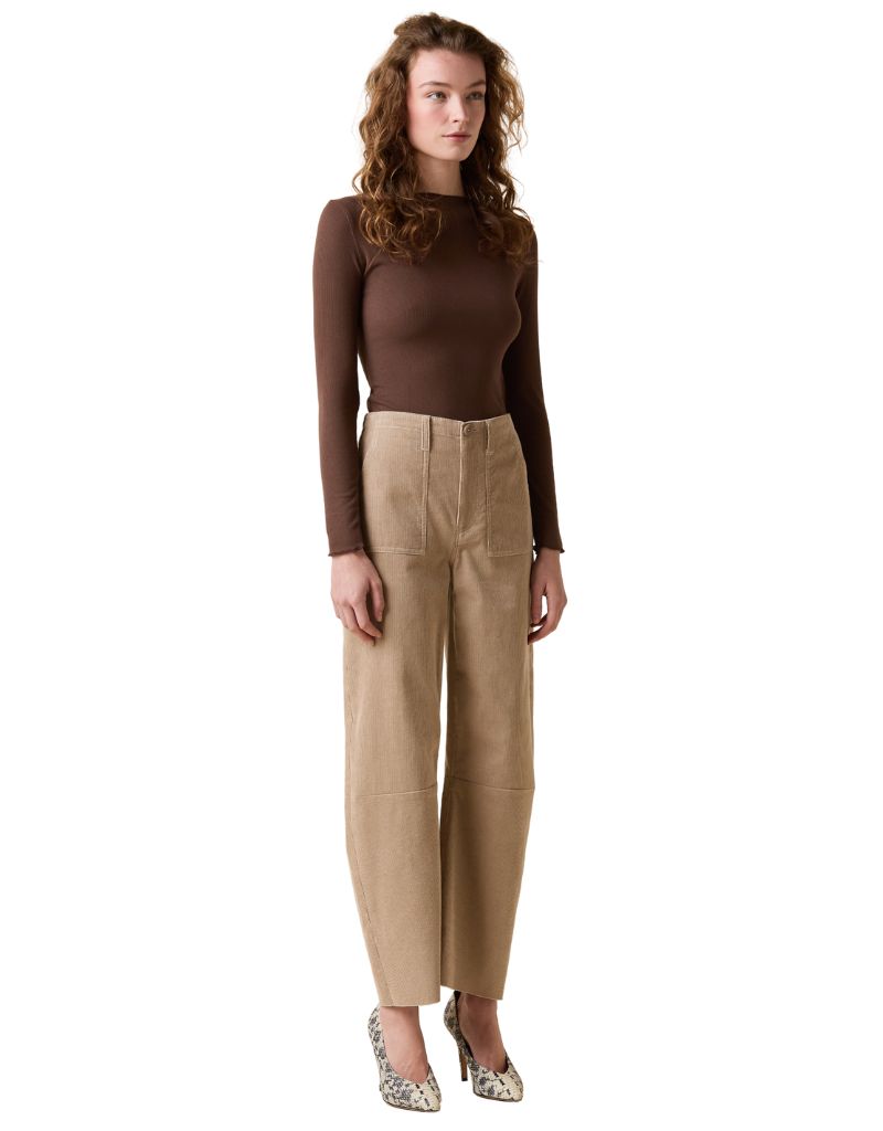 Utility Soft Barrel Corduroy Beige