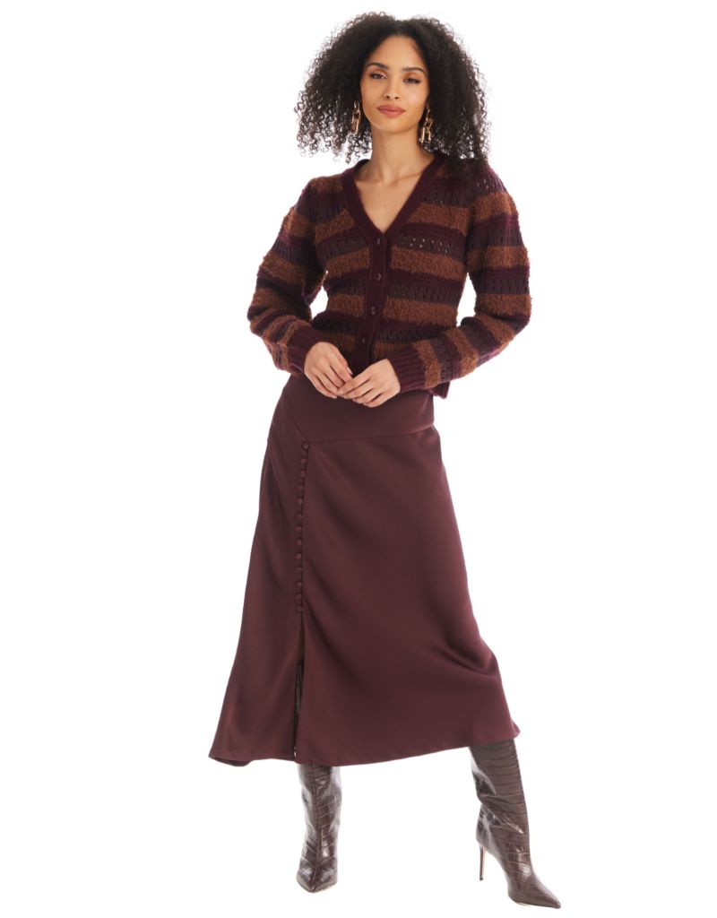 Raven Cardigan Chocolate