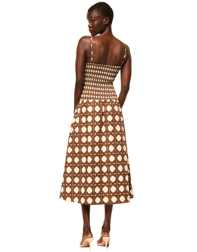 Roxie Dress Choco Rattan Pop Mix